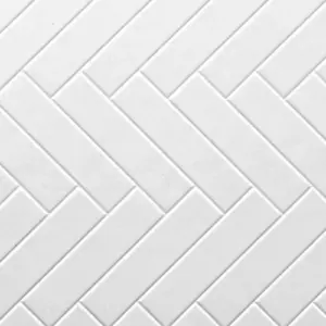 Seratone Polar White Herringbone 2400x1200 4.5mm